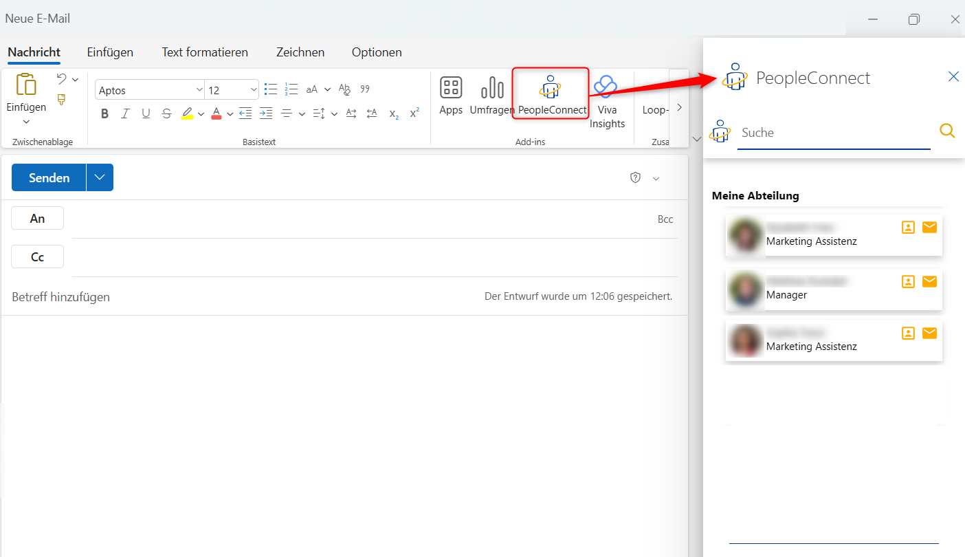 Manage identities in Outlook with PeopleConnect